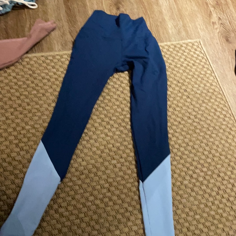 Navy blue/light blue five dancewear leggings